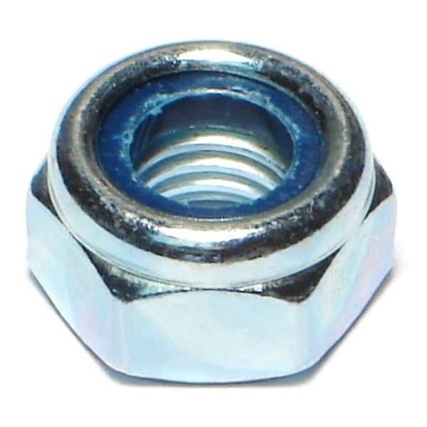 Midwest Fastener Nylon Insert Lock Nut, M10-1.50, Steel, Class 8, Zinc Plated, 25 PK 53667 - main